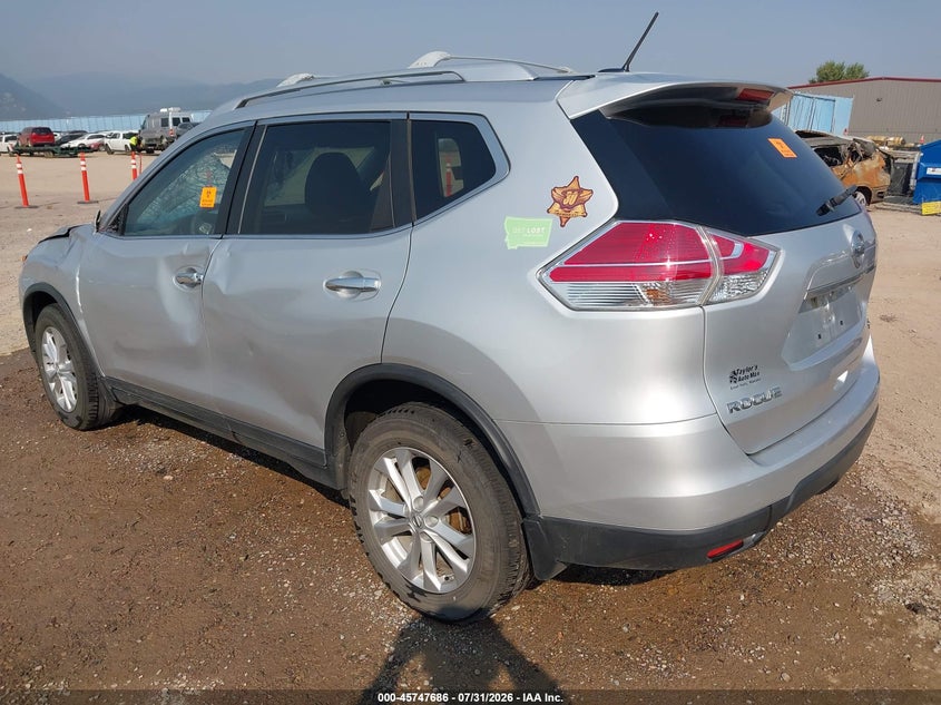 Vin: knmat2mv5fp552607, lot: 46246389, nissan rogue sv 20153
