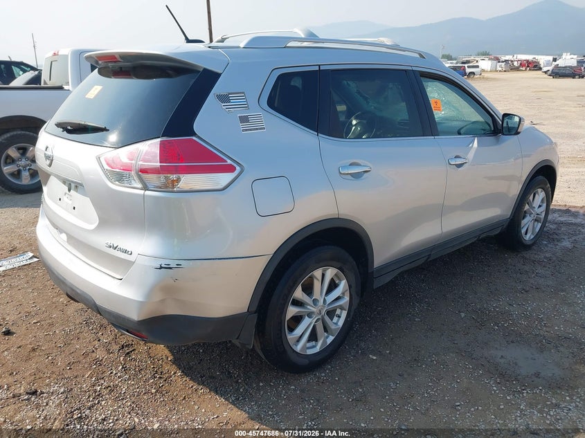 Vin: knmat2mv5fp552607, lot: 46246389, nissan rogue sv 20154