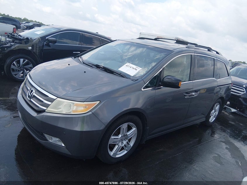 Vin: 5fnrl5h98bb062295, lot: 46246400, honda odyssey touring/touring elite 20112