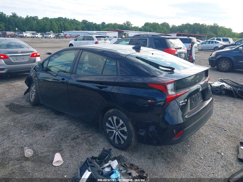 Vin: jtdl9mfu8n3034617, lot: 46246447, toyota prius xle awd-e 20223