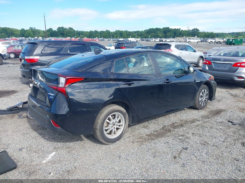 Vin: jtdl9mfu8n3034617, lot: 46246447, toyota prius xle awd-e 20224