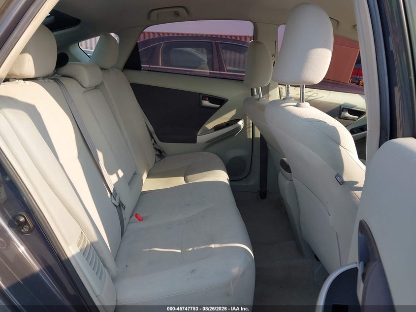 2011 TOYOTA PRIUS HATCHBACK 1.8L I-4 DOHC, VVT, 98HP
