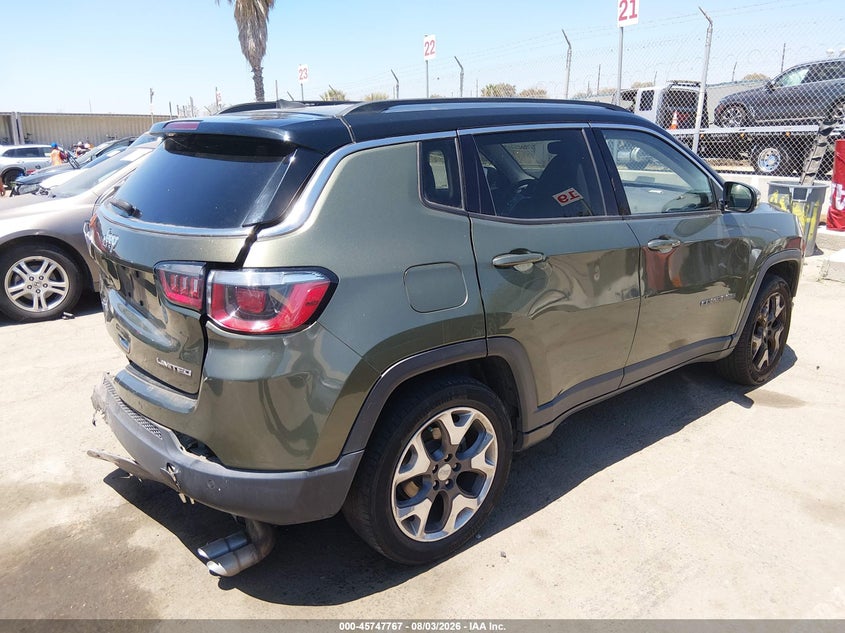 Vin: 3c4njdcb0kt827803, lot: 46246471, jeep compass limited 4x4 20194
