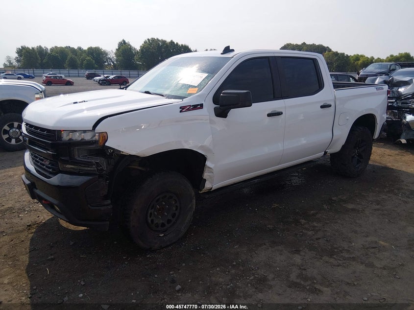 Vin: 3gcpyfel6lg283078, lot: 46246474, chevrolet silverado 1500 4wd  short bed lt trail boss 20202