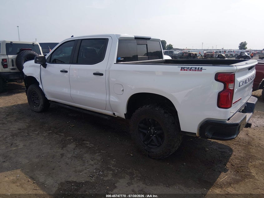Vin: 3gcpyfel6lg283078, lot: 46246474, chevrolet silverado 1500 4wd  short bed lt trail boss 20203