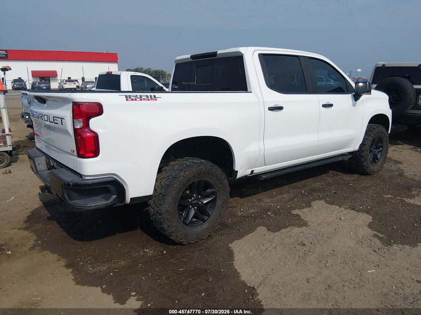 Vin: 3gcpyfel6lg283078, lot: 46246474, chevrolet silverado 1500 4wd  short bed lt trail boss 20204