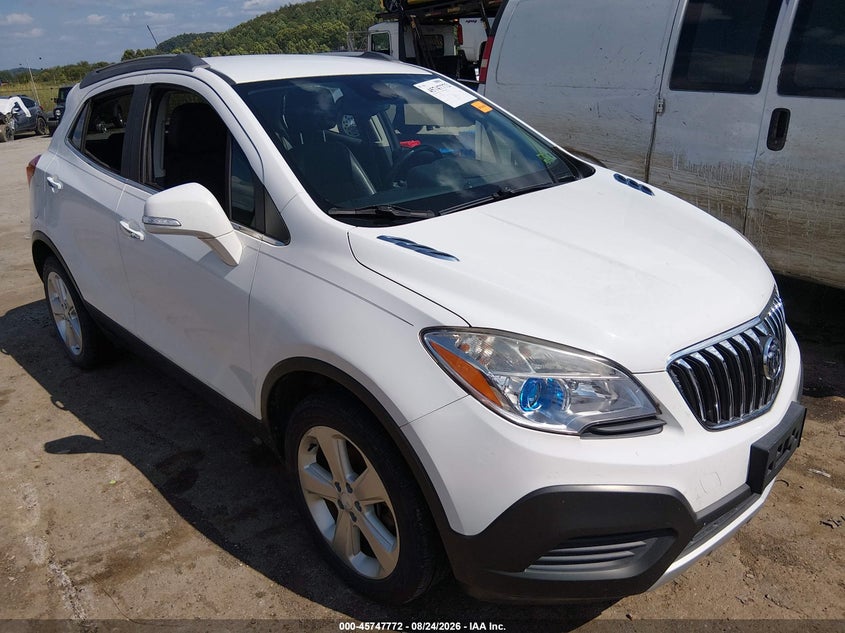 Vin: kl4cjesb6gb660039, lot: 46246476, buick encore 20161