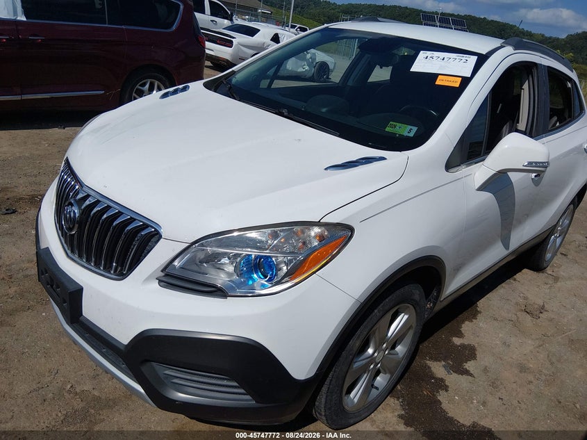 Vin: kl4cjesb6gb660039, lot: 46246476, buick encore 20162
