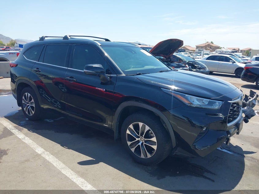 Vin: 5tdgbrch3ls501898, lot: 46246499, toyota highlander hybrid xle 2020 img_1
