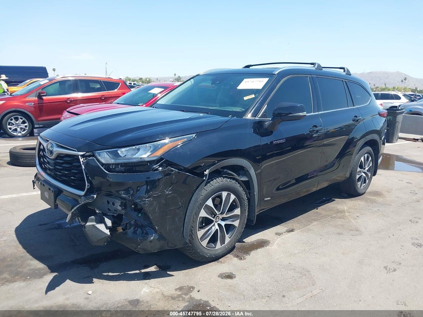 Vin: 5tdgbrch3ls501898, lot: 46246499, toyota highlander hybrid xle 20202