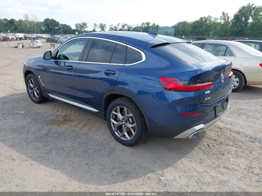 Vin: 5ux33dt0xs9y54269, lot: 46246502, bmw x4 xdrive30i 20253
