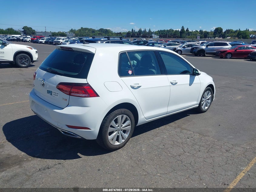 Vin: 3vwg17au4jm272956, lot: 46246507, volkswagen golf tsi s/tsi se 20184