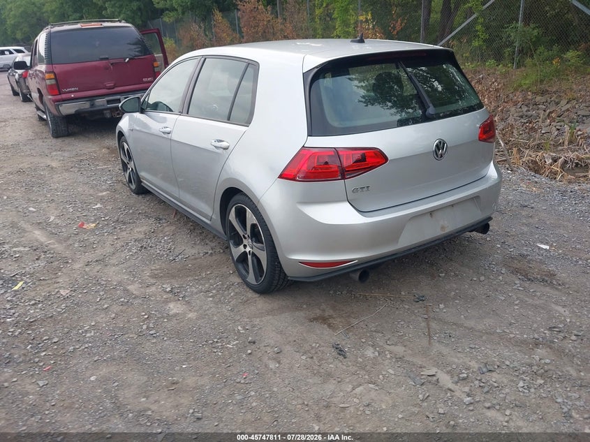 Vin: 3vw4t7au9gm070619, lot: 46246515, volkswagen golf gti s 4-door 20163