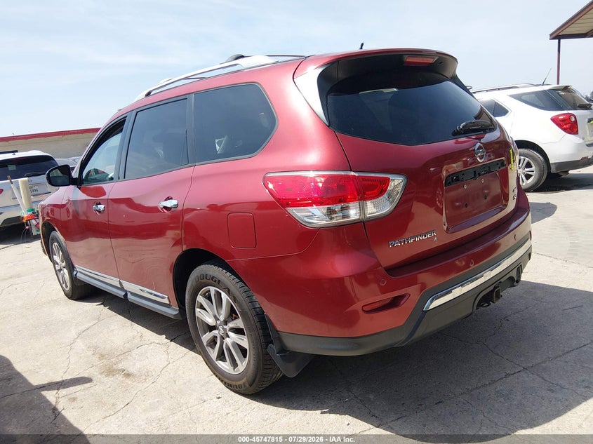Vin: 5n1ar2mm4ec608415, lot: 46246519, nissan pathfinder sl 20143