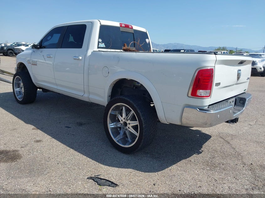 Vin: 3c6ur5flxhg559494, lot: 46246543, ram 2500 laramie  4x4 6'4 box 20173