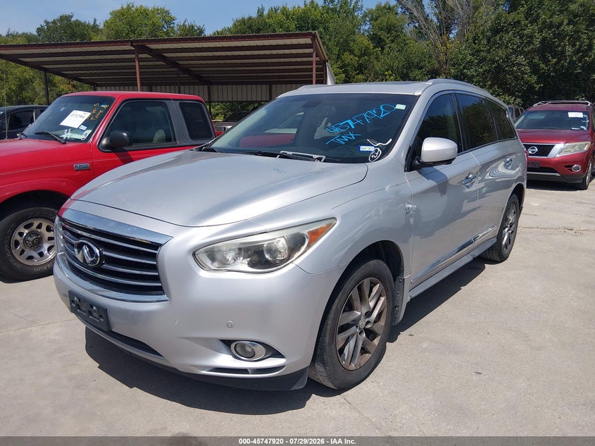Vin: 5n1al0mn3ec530370, lot: 46246642, infiniti qx60 20142