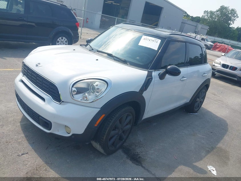 Vin: wmwzc3c55cwl85156, lot: 46246695, mini cooper s countryman 20122