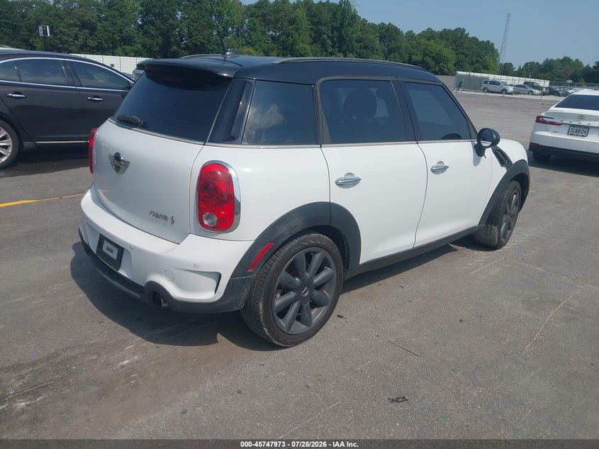 Vin: wmwzc3c55cwl85156, lot: 46246695, mini cooper s countryman 20124