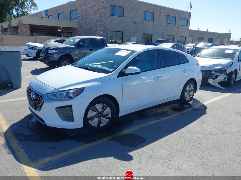 Vin: kmhc65lc0nu285731, lot: 46246731, hyundai ioniq hybrid blue 20222