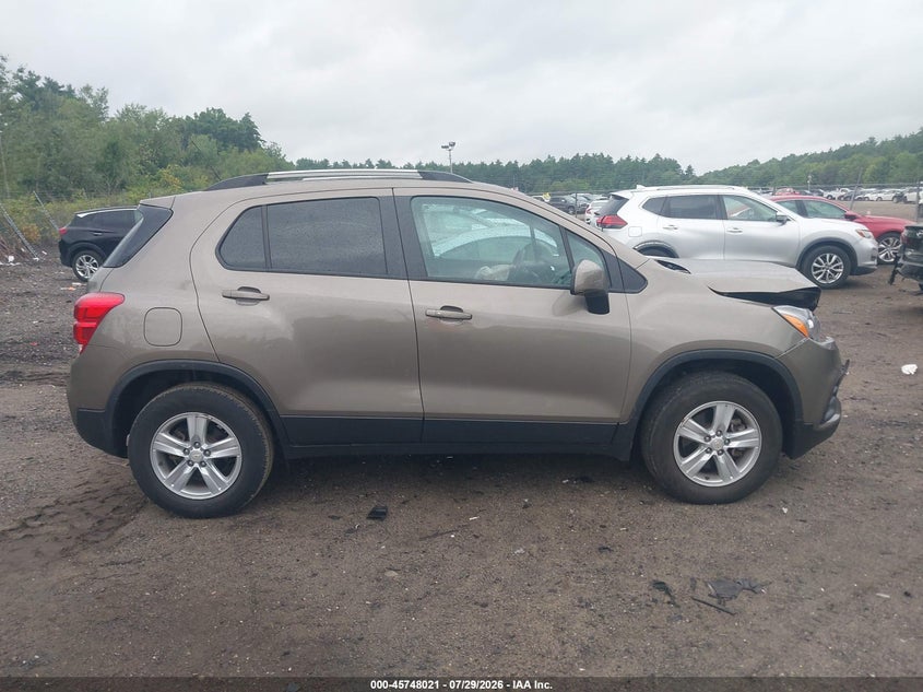 CHEVROLET TRAX 2022 VIN KL7CJPSM5NB567588