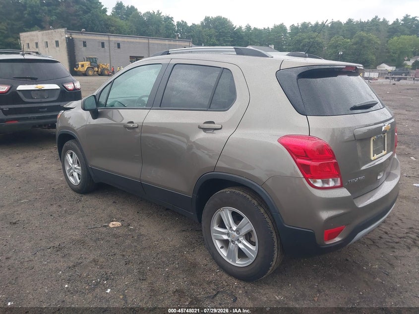 Vin: kl7cjpsm5nb567588, lot: 46246743, chevrolet trax awd lt 20223