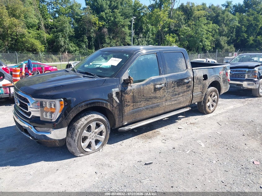 Vin: 1ftfw1e53nkf06047, lot: 46246754, ford f-150 xlt 20222