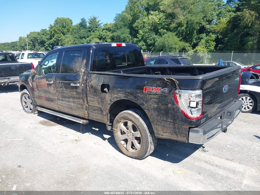 Vin: 1ftfw1e53nkf06047, lot: 46246754, ford f-150 xlt 20223
