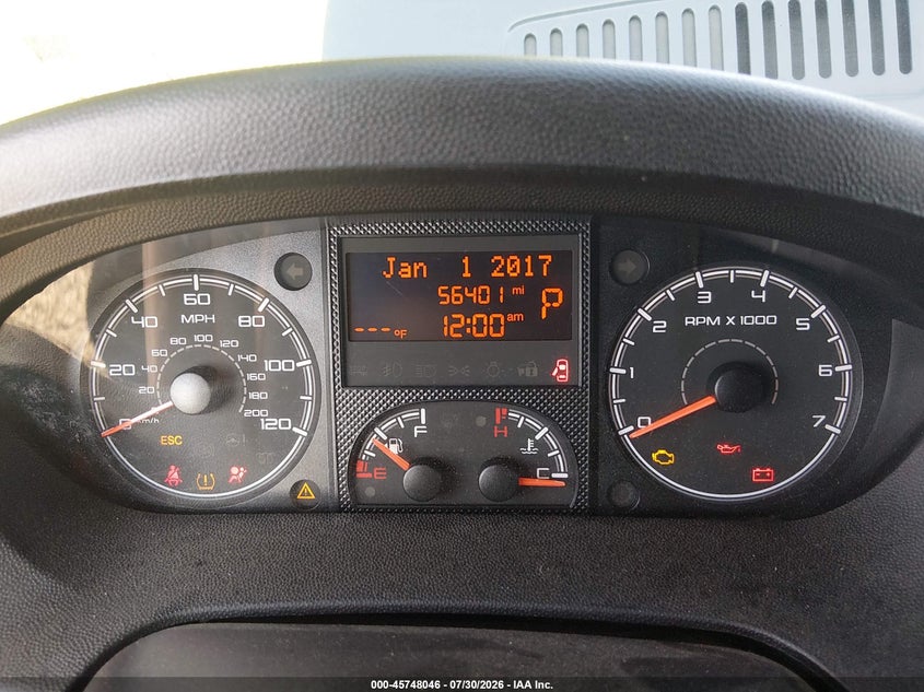 RAM PROMASTER 2500 2019 VIN 3C6TRVDG6KE519174