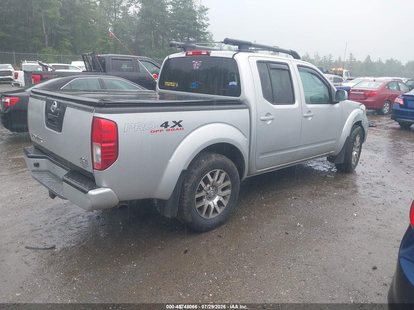 Vin: 1n6ad0ev7bc441300, lot: 46246788, nissan frontier pro-4x 20114