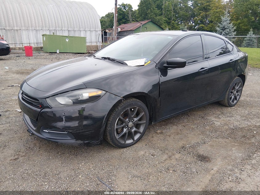 Vin: 1c3cdfaa7fd375451, lot: 46246816, dodge dart se 20152