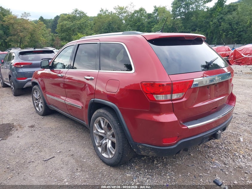 Vin: 1j4rr6gt4bc607840, lot: 46246858, jeep grand cherokee overland 20113