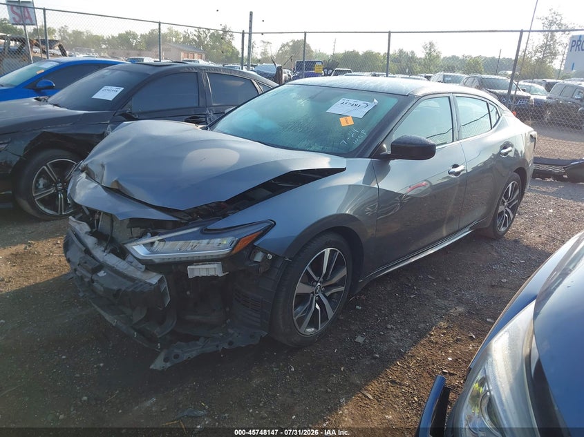 Vin: 1n4aa6avxkc363735, lot: 46246869, nissan maxima 3.5 s 20192