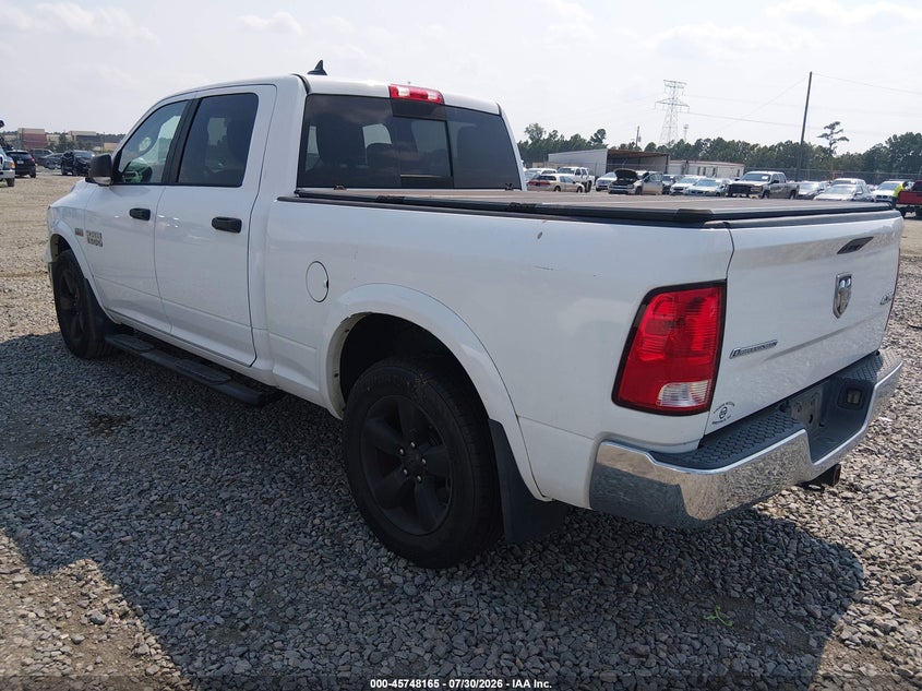 Vin: 1c6rr7tt8fs505204, lot: 46246887, ram 1500 outdoorsman 20153