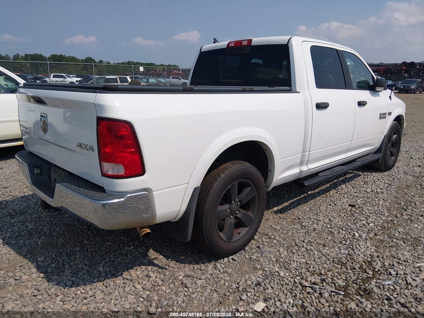 Vin: 1c6rr7tt8fs505204, lot: 46246887, ram 1500 outdoorsman 20154