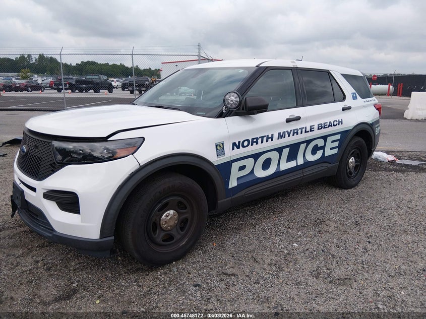 Vin: 1fm5k8ab0nga09130, lot: 46246894, ford police interceptor utility 20222
