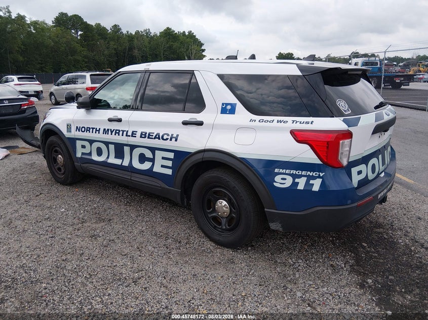 Vin: 1fm5k8ab0nga09130, lot: 46246894, ford police interceptor utility 20223
