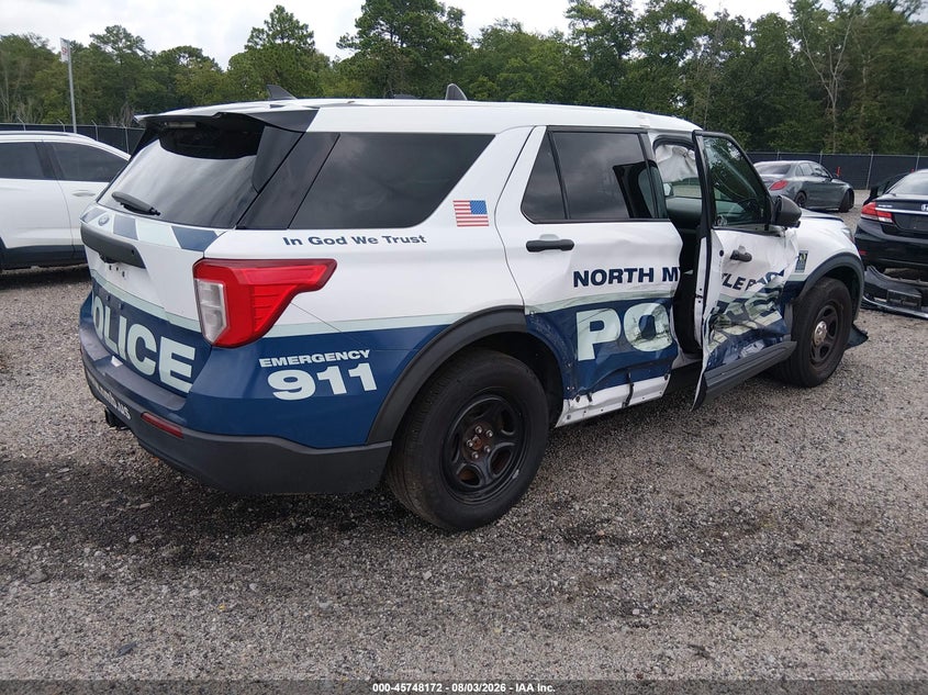 Vin: 1fm5k8ab0nga09130, lot: 46246894, ford police interceptor utility 20224