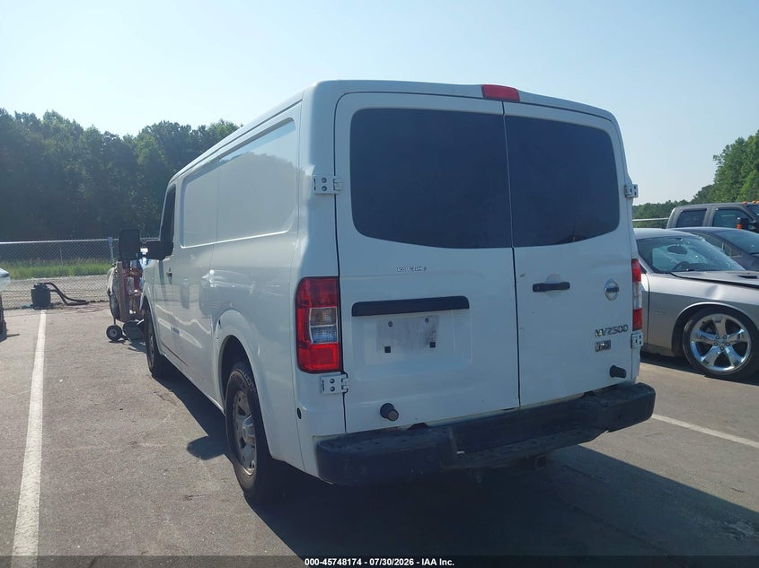 Vin: 1n6af0ky1en108527, lot: 46246896, nissan nv cargo nv2500 hd sv v8 20143