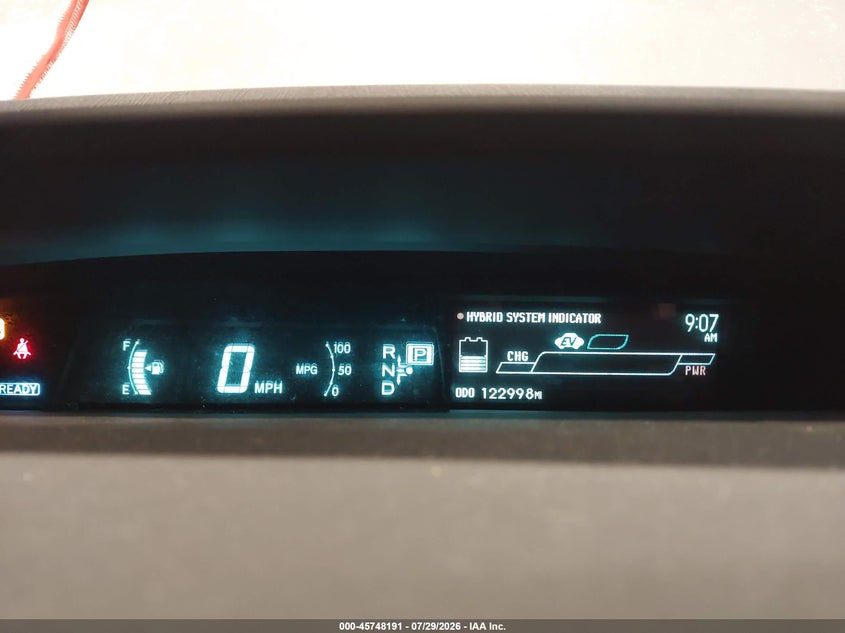 2015 TOYOTA PRIUS auction photo 7