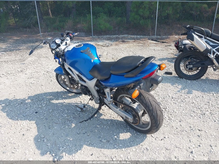 2001 SUZUKI SV650 auction photo 3