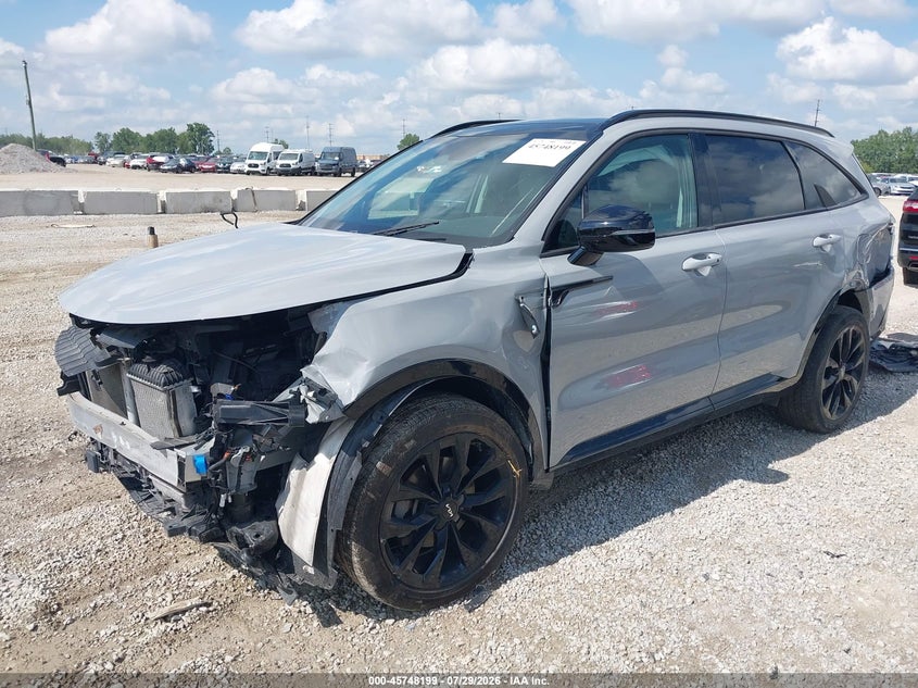 Vin: 5xyrk4lf1ng099891, lot: 46246921, kia sorento sx 20222