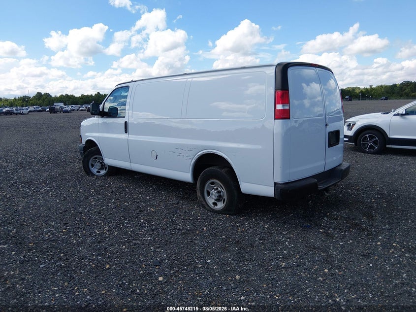 Vin: 1gczggfp2l1146477, lot: 46246937, chevrolet express cargo rwd 3500 regular wheelbase wt 20203