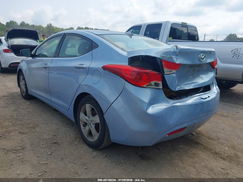 Vin: kmhdh4ae8du755757, lot: 46246946, hyundai elantra gls 20133