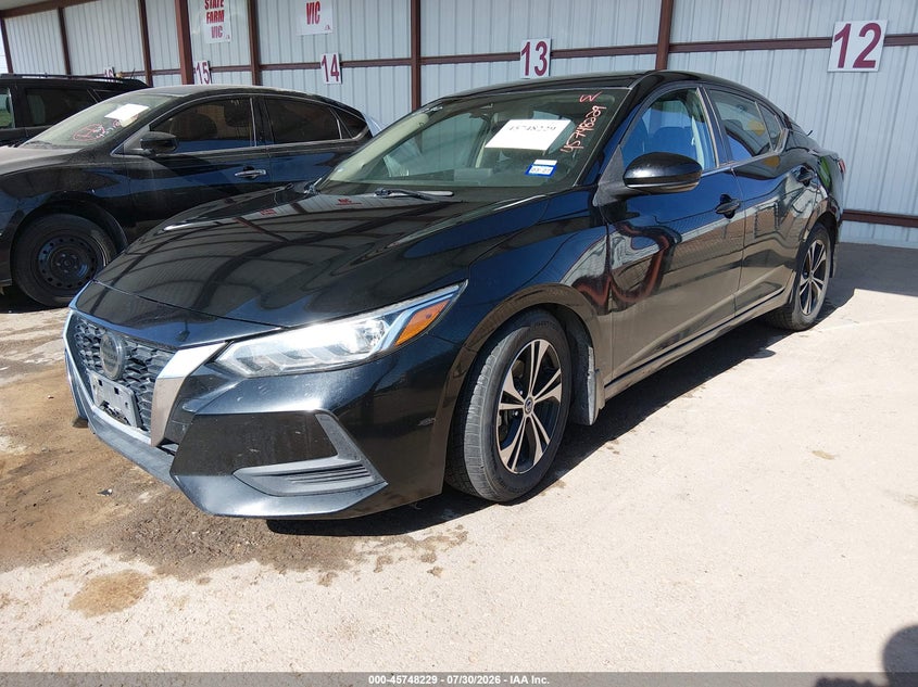 Vin: 3n1ab8cv1ly209975, lot: 46246951, nissan sentra sv xtronic cvt 20202