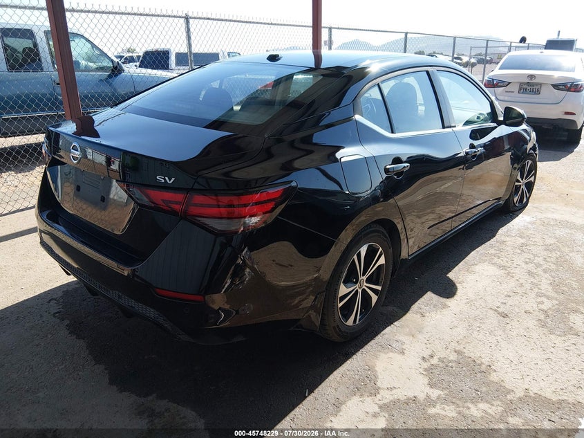Vin: 3n1ab8cv1ly209975, lot: 46246951, nissan sentra sv xtronic cvt 20204