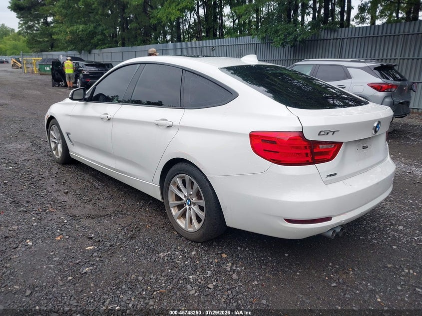 Vin: wba3x5c51ed557476, lot: 46246972, bmw 328i gran turismo xdrive 20143