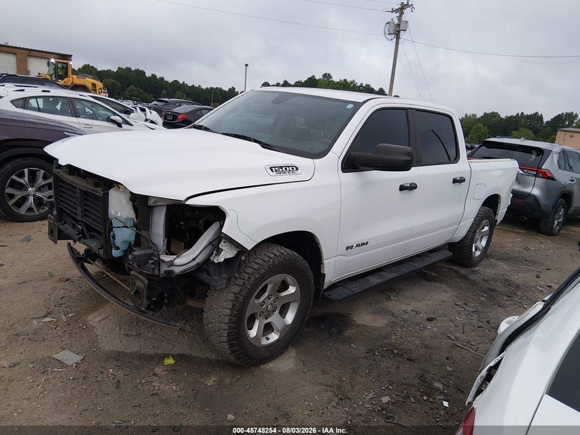 Vin: 1c6srfgt4kn605346, lot: 46246975, ram 1500 tradesman  4x4 5'7 box 20192