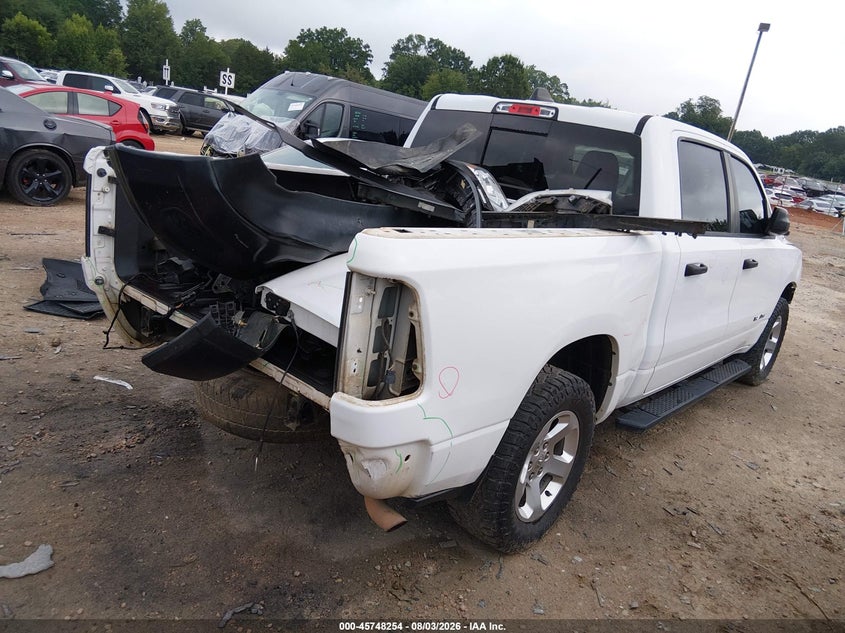 Vin: 1c6srfgt4kn605346, lot: 46246975, ram 1500 tradesman  4x4 5'7 box 20194