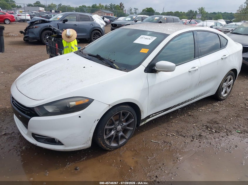 Vin: 1c3cdfbbxfd316210, lot: 46246989, dodge dart sxt 20152