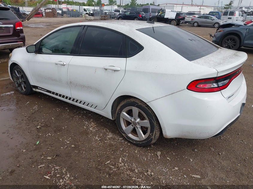 Vin: 1c3cdfbbxfd316210, lot: 46246989, dodge dart sxt 20153